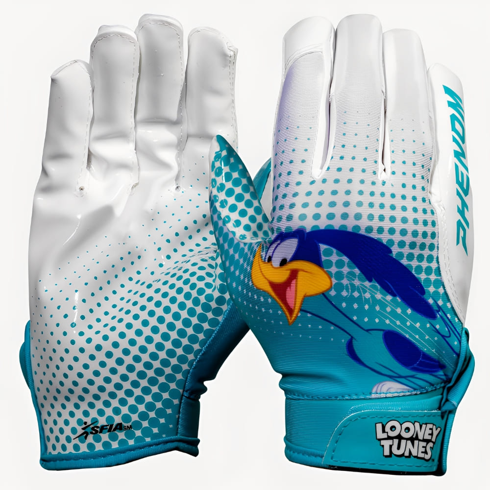 American football gloves<br> Phenom Elite<br> VPS4<br> Looney Tunes<br> Road Runner